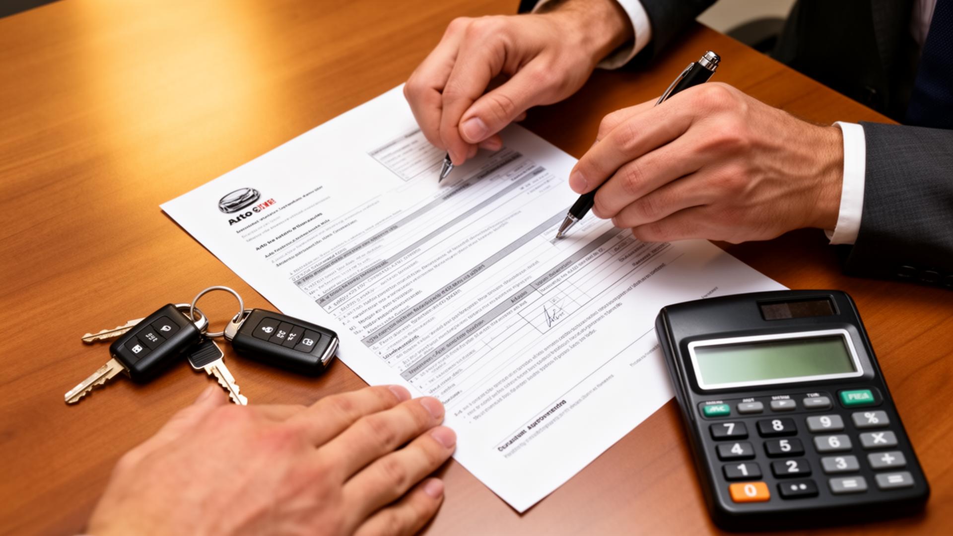 Buy Here Pay Here financing paperwork at our Elizabeth location